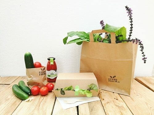 StadtFarm Smart Urban Farming Plastikfreie Verpackungen